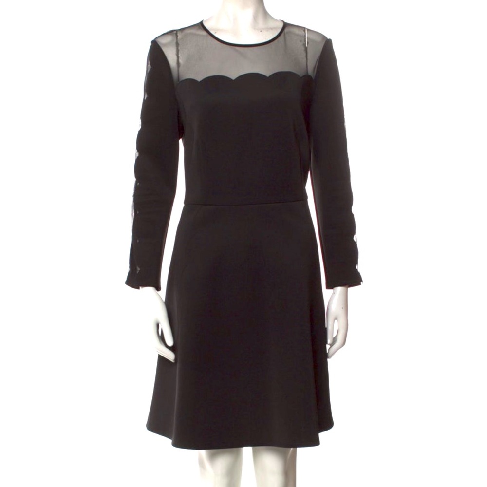 Ted Baker Black Dress with Sheer Details